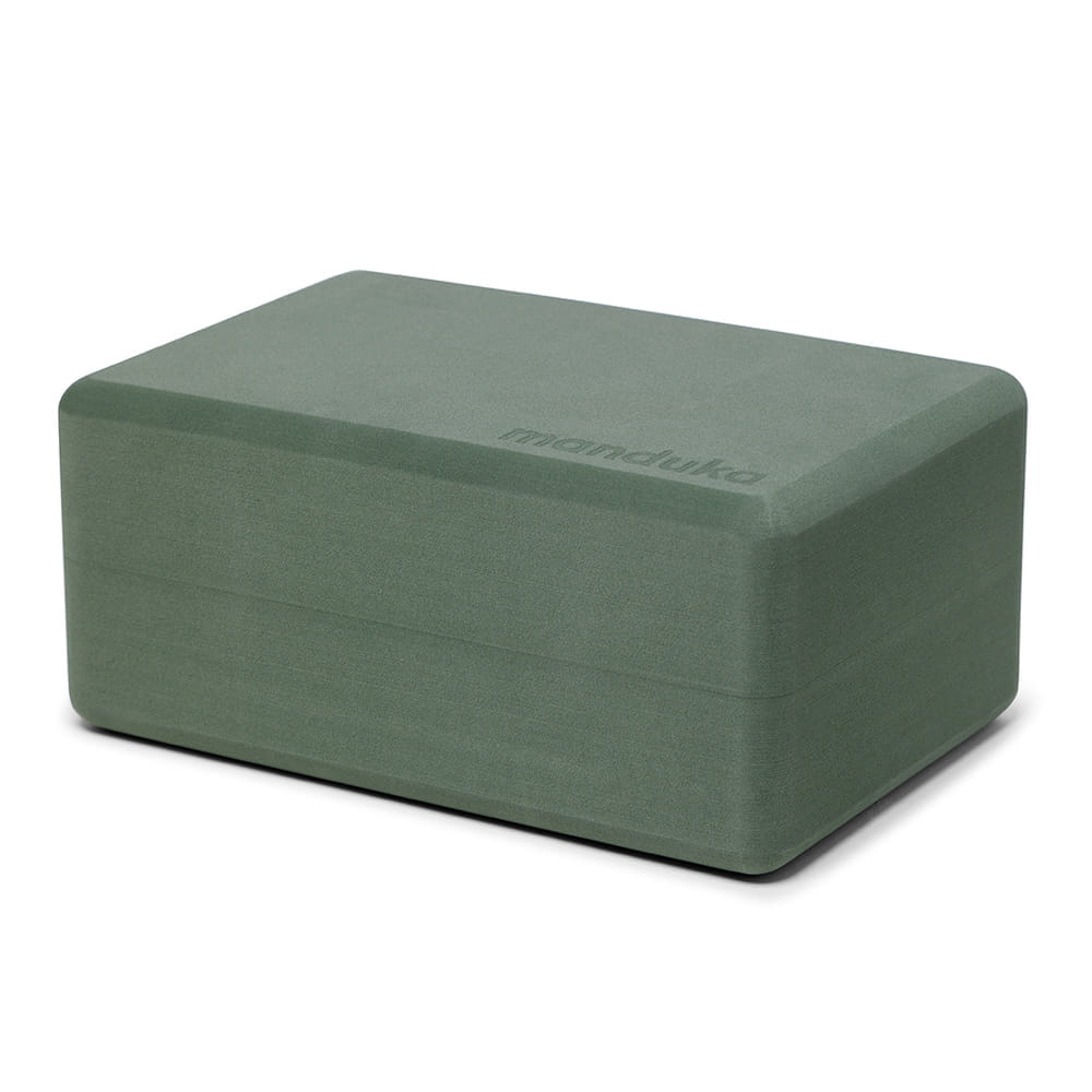 บล็อคโยคะ MANDUKA รุ่น RECYCLED FOAM - สีเขียว
